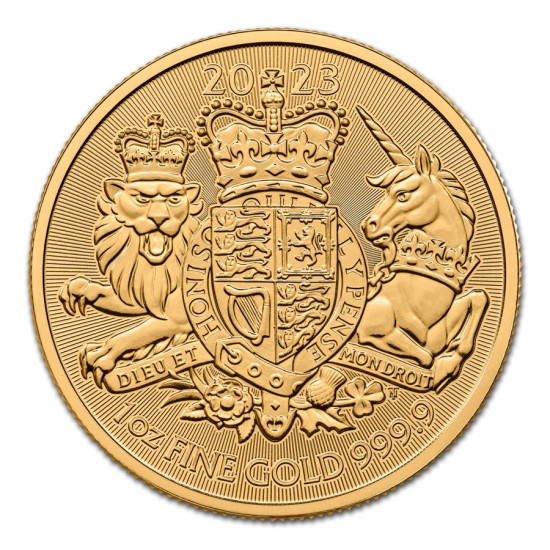 1 Oz Royal Arms 2023 zlatá investiční mince