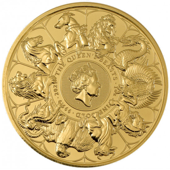 1 Oz The Queen´s Beasts Completer 2021 zlatá investiční mince