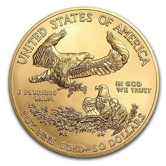 1 Oz American Eagle 2021 Verze 1 zlatá investiční mince