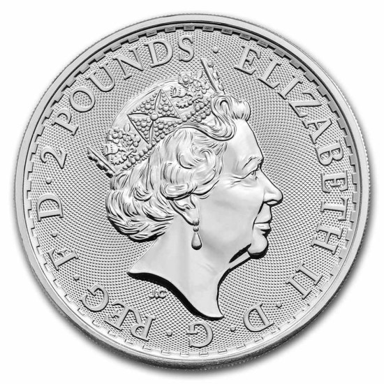 1 Oz Britannia Queen Elizabeth II. stříbrná investiční mince