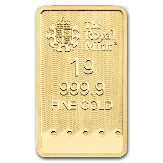 1g The Royal Mint Britannia zlatý investiční slitek