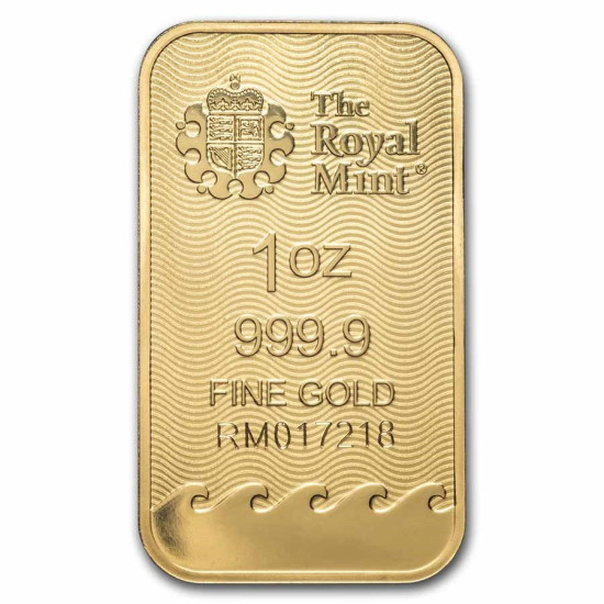 1 Oz The Royal Mint 31,1g Britannia zlatý investiční slitek