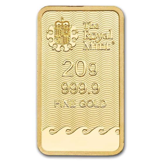 20g The Royal Mint Britannia zlatý investiční slitek